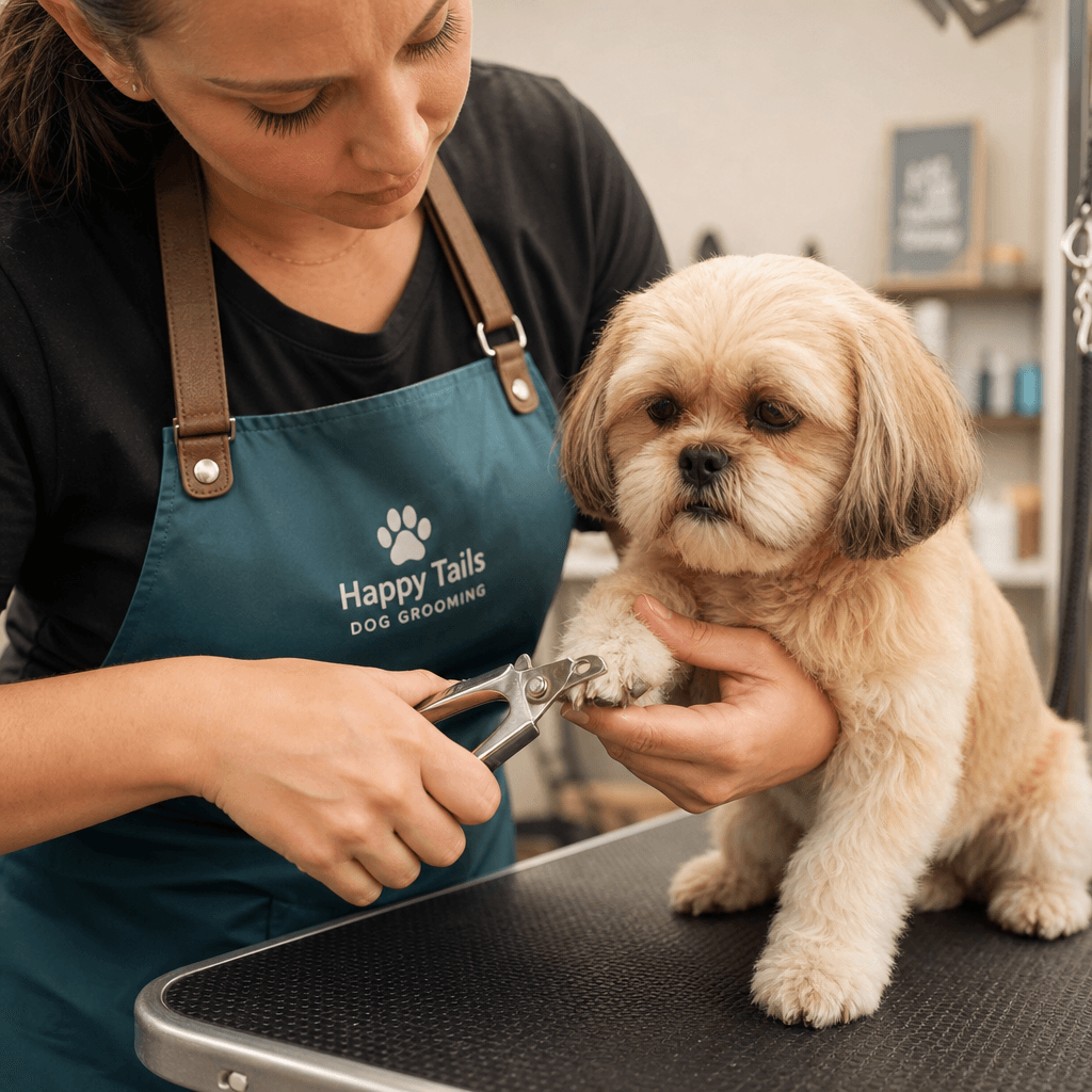 Groomed dog 4