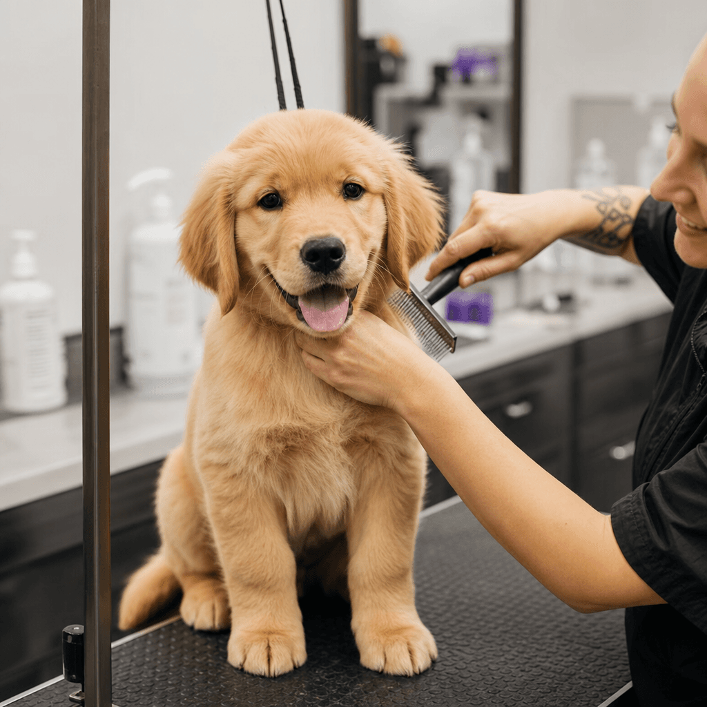 Groomed dog 5
